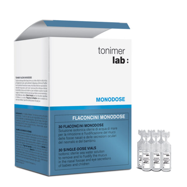 Tonimer lab fiziološka raztopina v ampulah, 30x