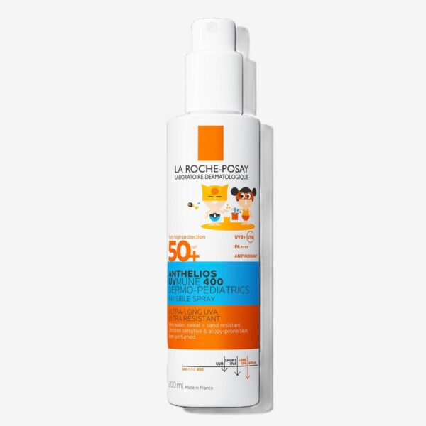 LRP Anthelios UVMUNE 400 dermo-pediatrics nevidno pršilo SPF 50+, 200ml
