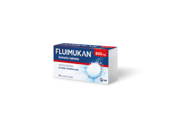Fluimukan 600 mg, šumeče tablete