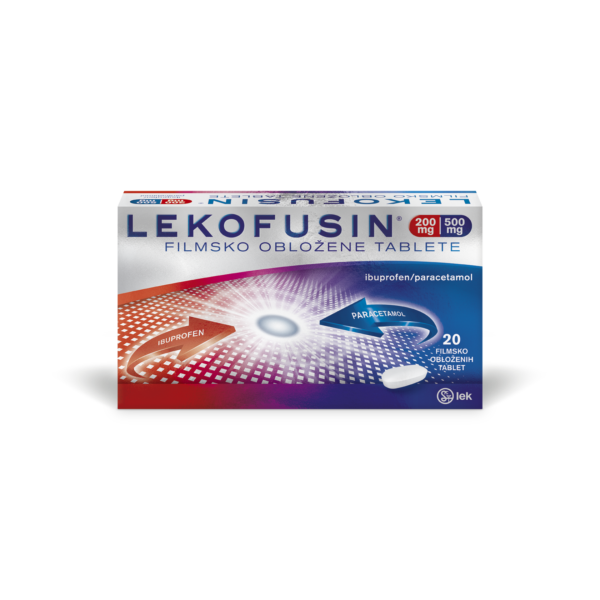 Lekofusin 200 mg/500 mg filmsko obložene tablete