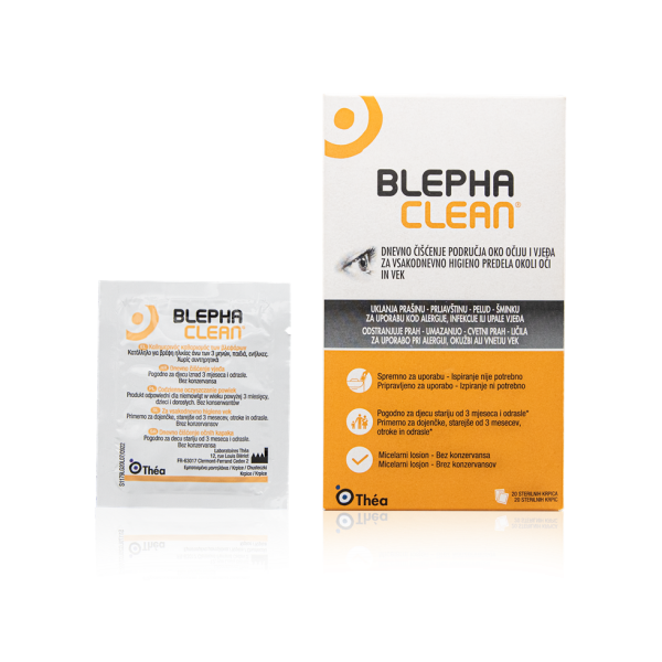 Blephaclean, 20 sterilnih krpic