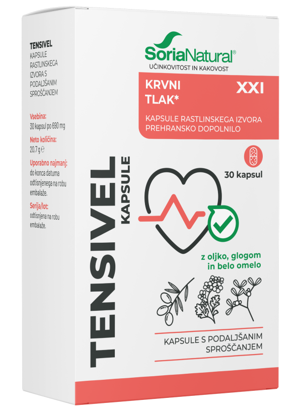 Soria Natural Tensivel XXI kapsule s podaljšanim sproščanjem