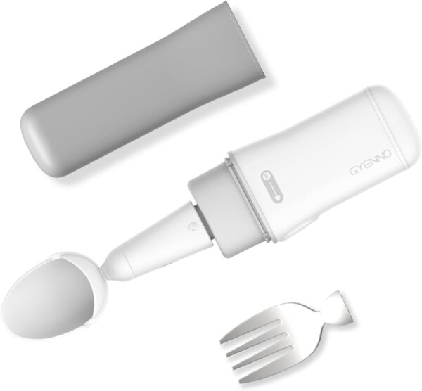 GYENNO BRAVO TWIST Parkinson/tremor žlica in vilica proti treslajem za samostojno hranjenje